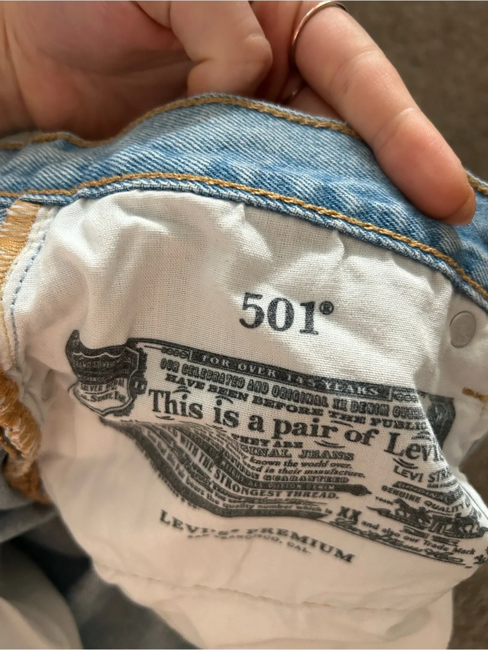 Levi’s 501 jeans